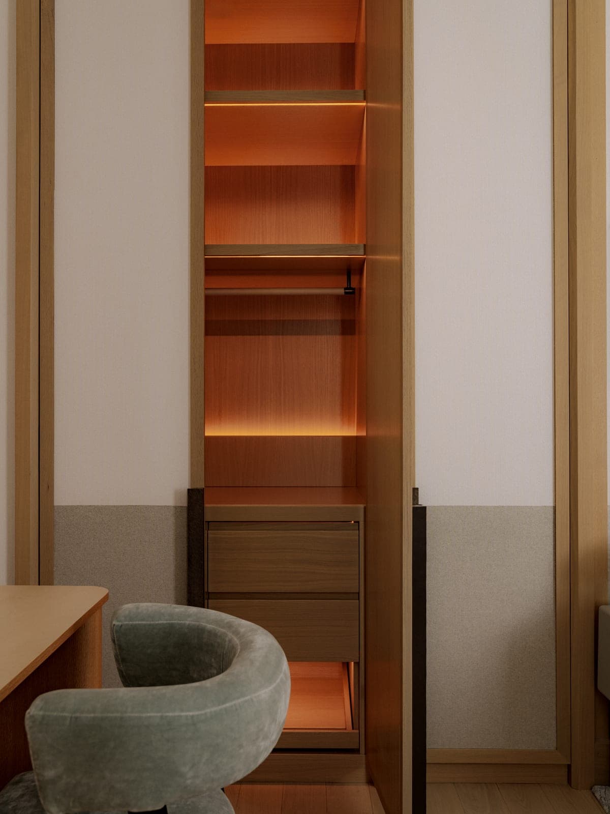 Architectural wood detail